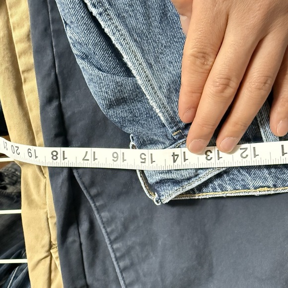 Zara Baggy Fit Blue Jeans Straight Leg Mid Waist Size 30x30 - Picture 2 of 12